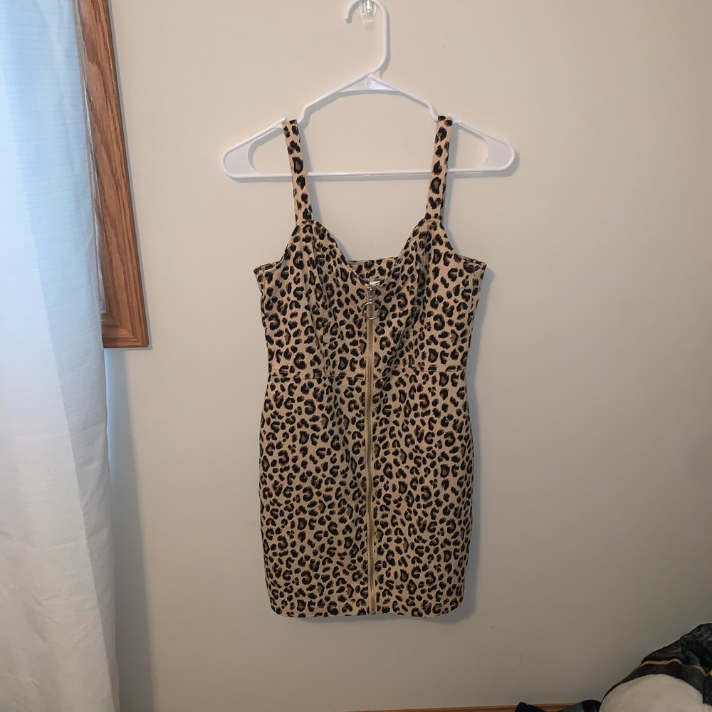 Full front zipper dress